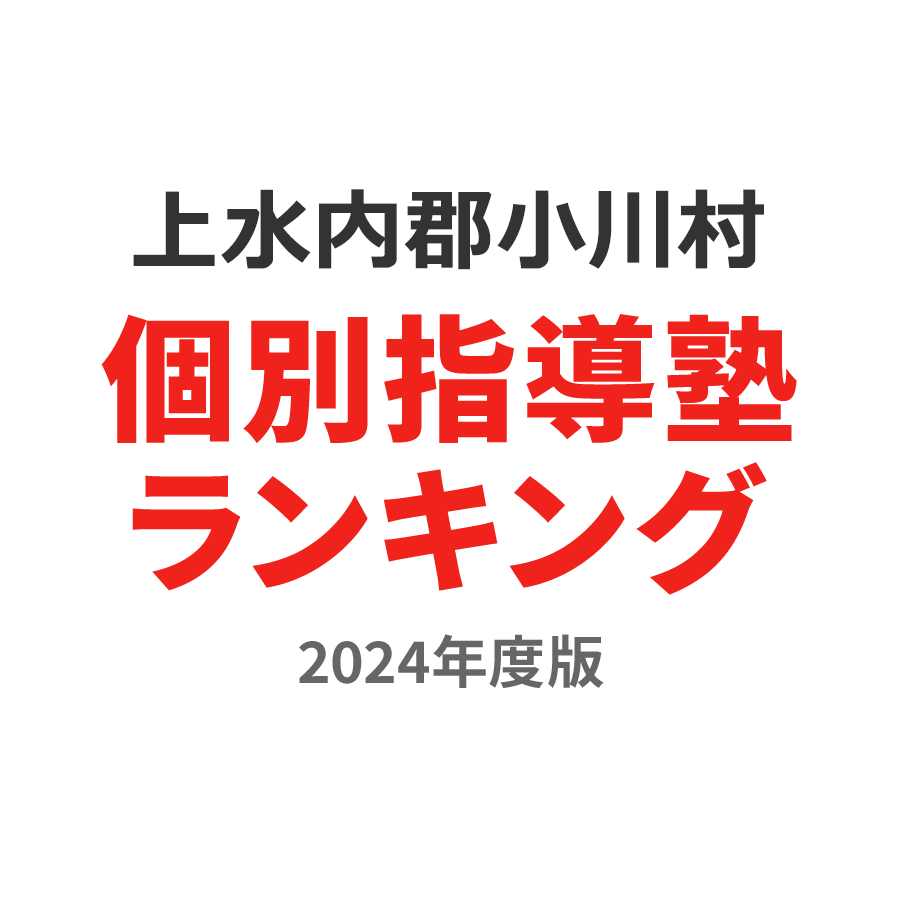 上水内郡小川村個別指導塾ランキング中1部門2024年度版