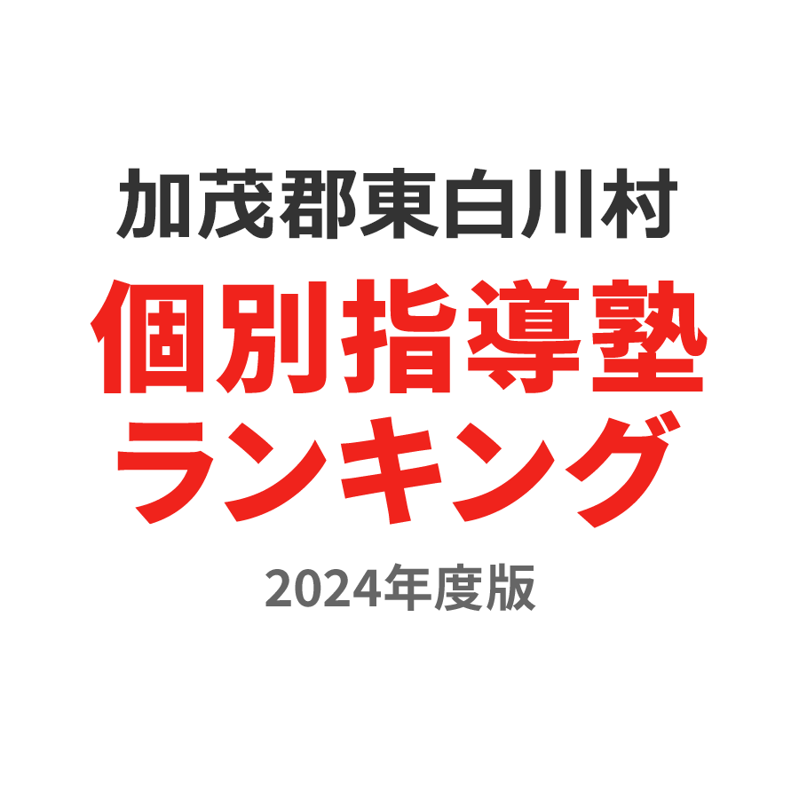 加茂郡東白川村個別指導塾ランキング小1部門2024年度版