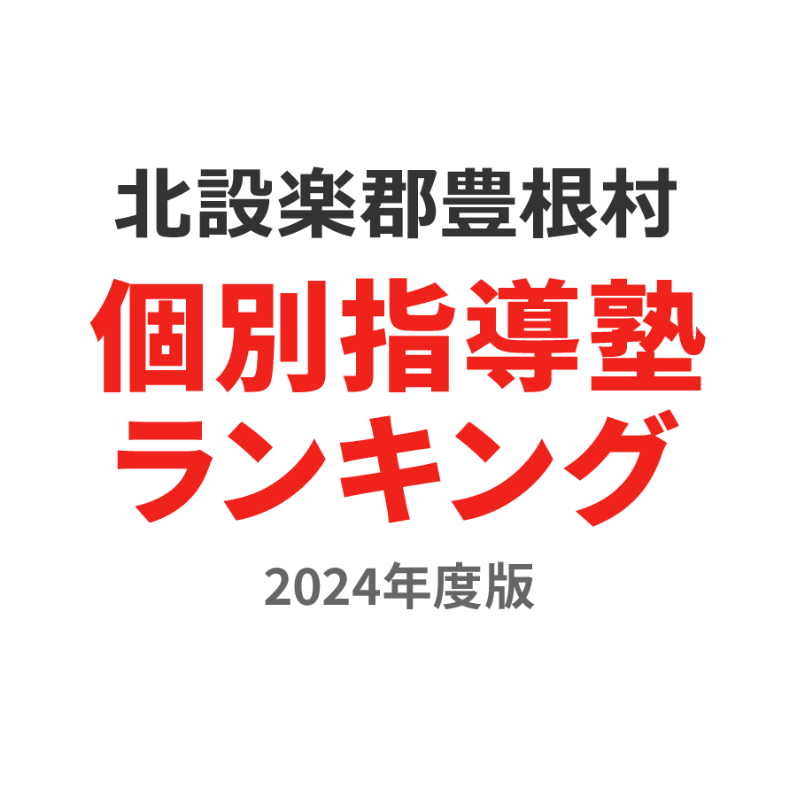 北設楽郡豊根村個別指導塾ランキング小1部門2024年度版