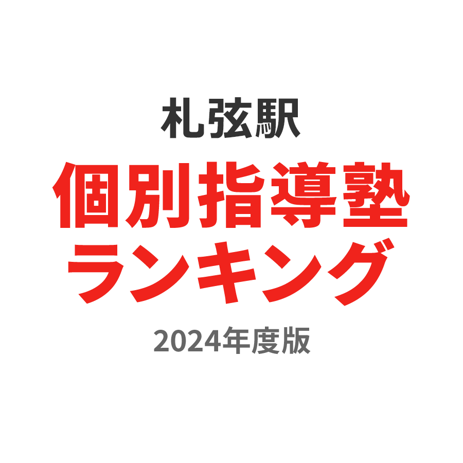 札弦駅個別指導塾ランキング浪人生部門2024年度版