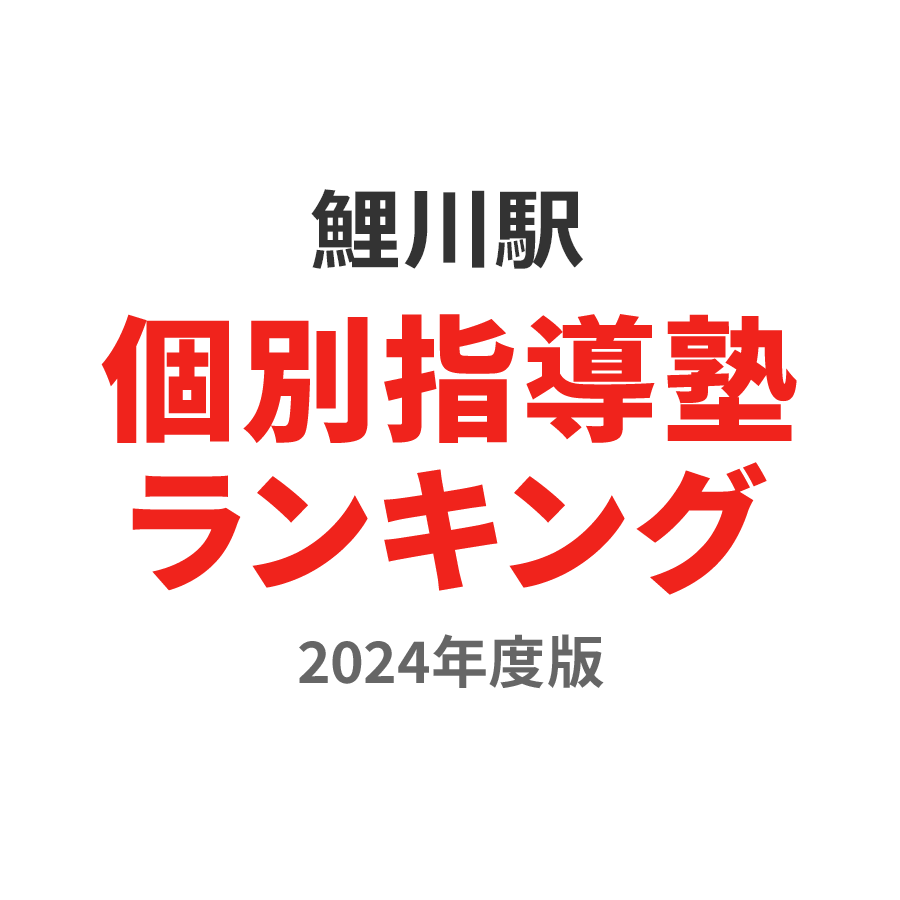 鯉川駅個別指導塾ランキング高校生部門2024年度版