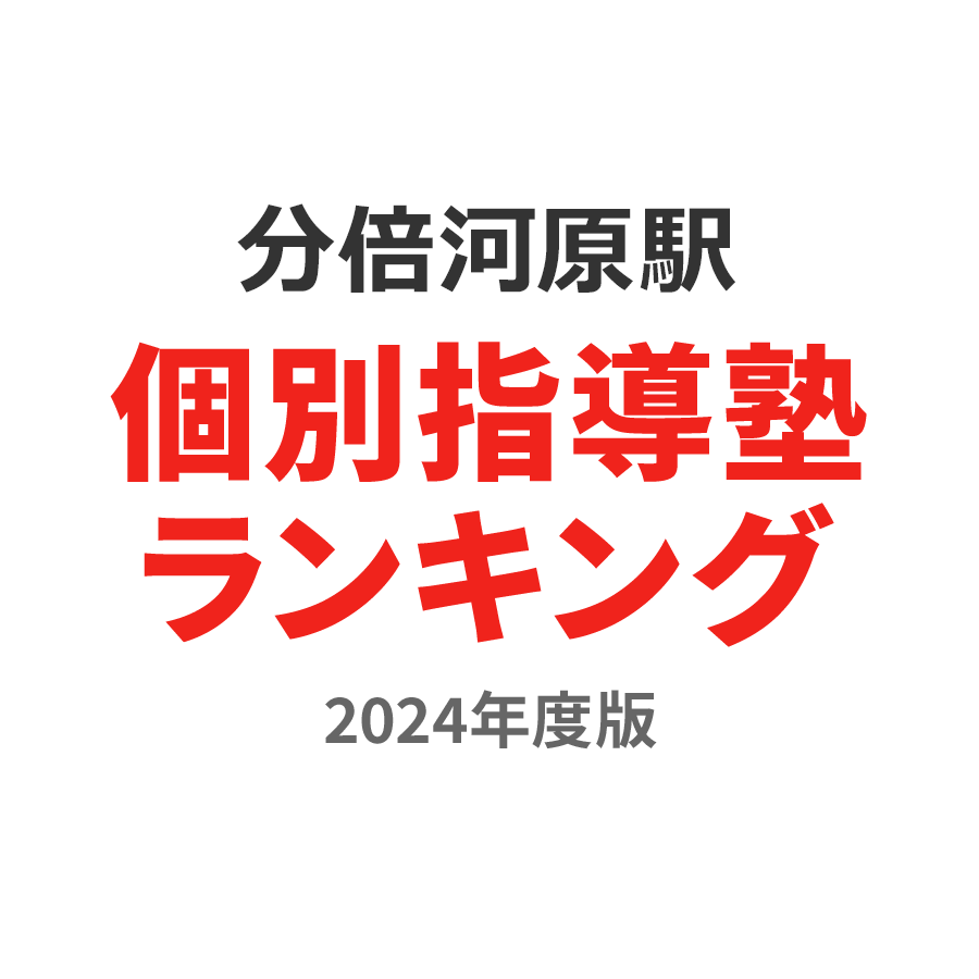 分倍河原駅個別指導塾ランキング中3部門2024年度版