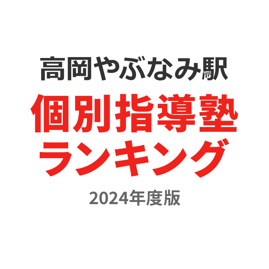 高岡やぶなみ駅個別指導塾ランキング幼児部門2024年度版