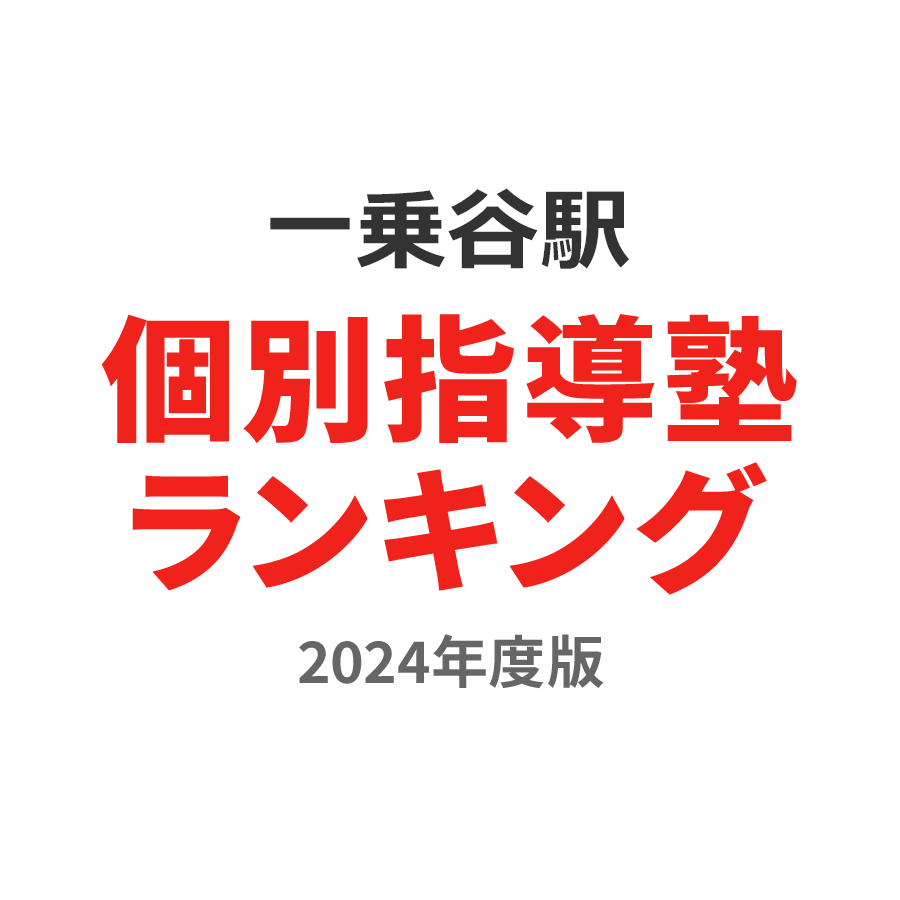 一乗谷駅個別指導塾ランキング高1部門2024年度版