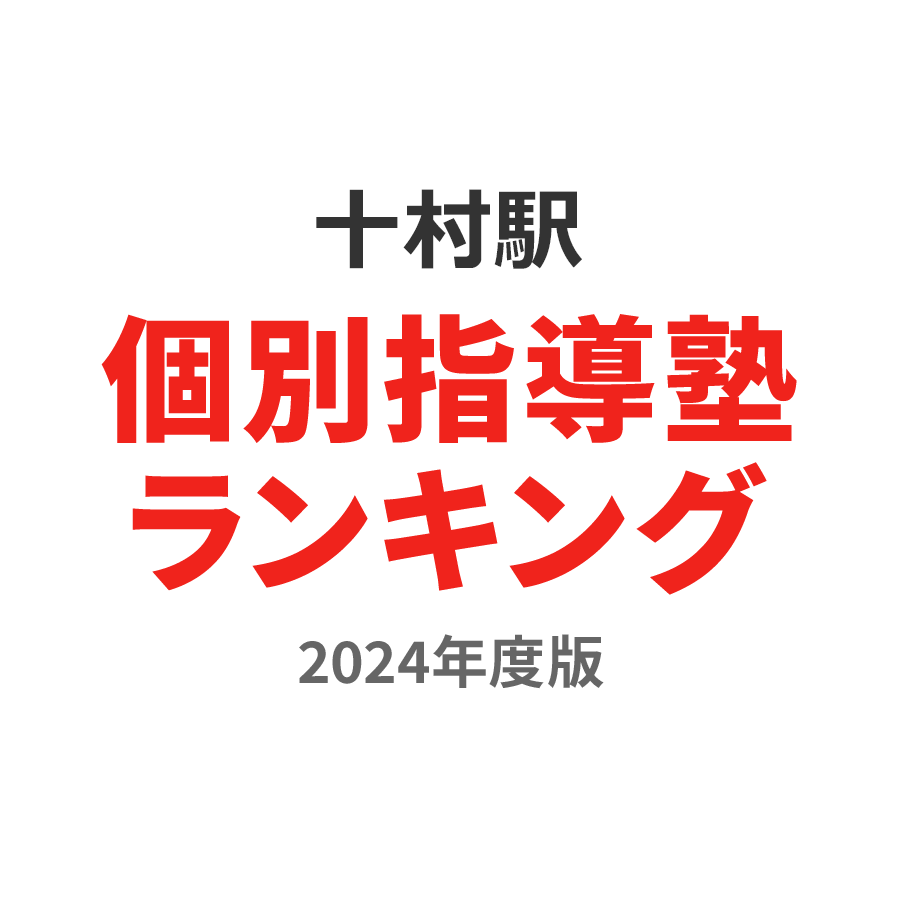 十村駅個別指導塾ランキング浪人生部門2024年度版