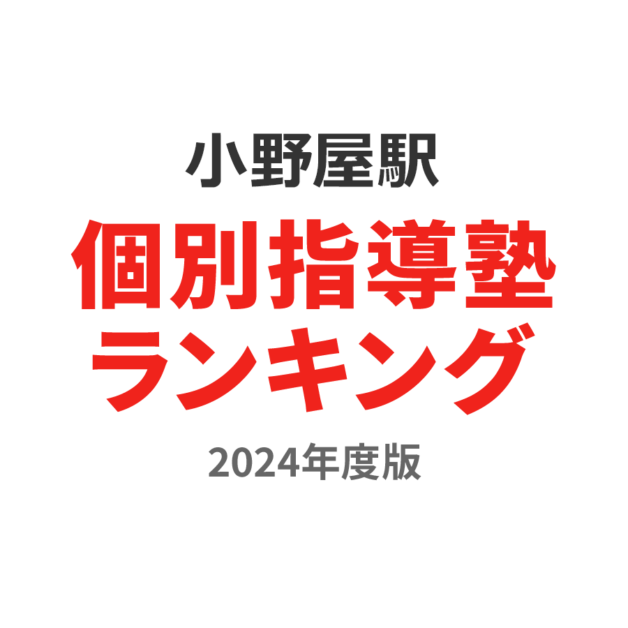 小野屋駅個別指導塾ランキング小学生部門2024年度版