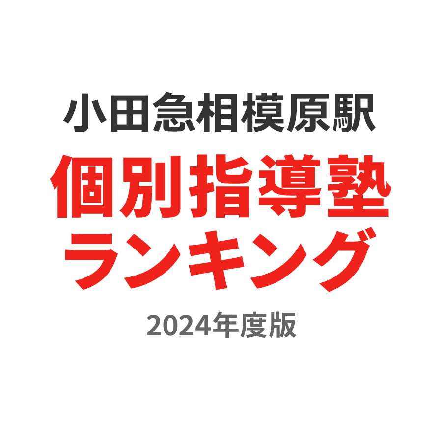 小田急相模原駅個別指導塾ランキング高校生部門2024年度版