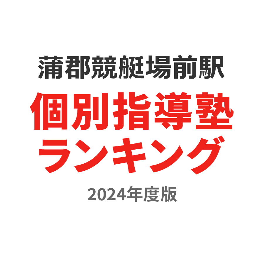 蒲郡競艇場前駅個別指導塾ランキング高2部門2024年度版