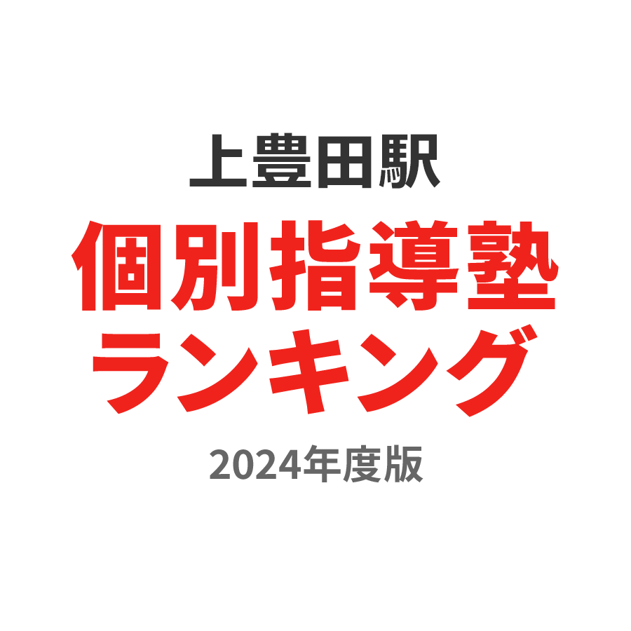 上豊田駅個別指導塾ランキング高2部門2024年度版