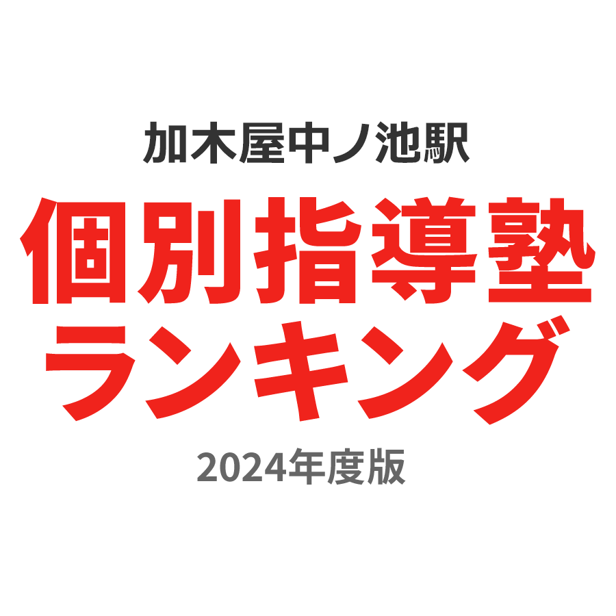 加木屋中ノ池駅個別指導塾ランキング2024年度版