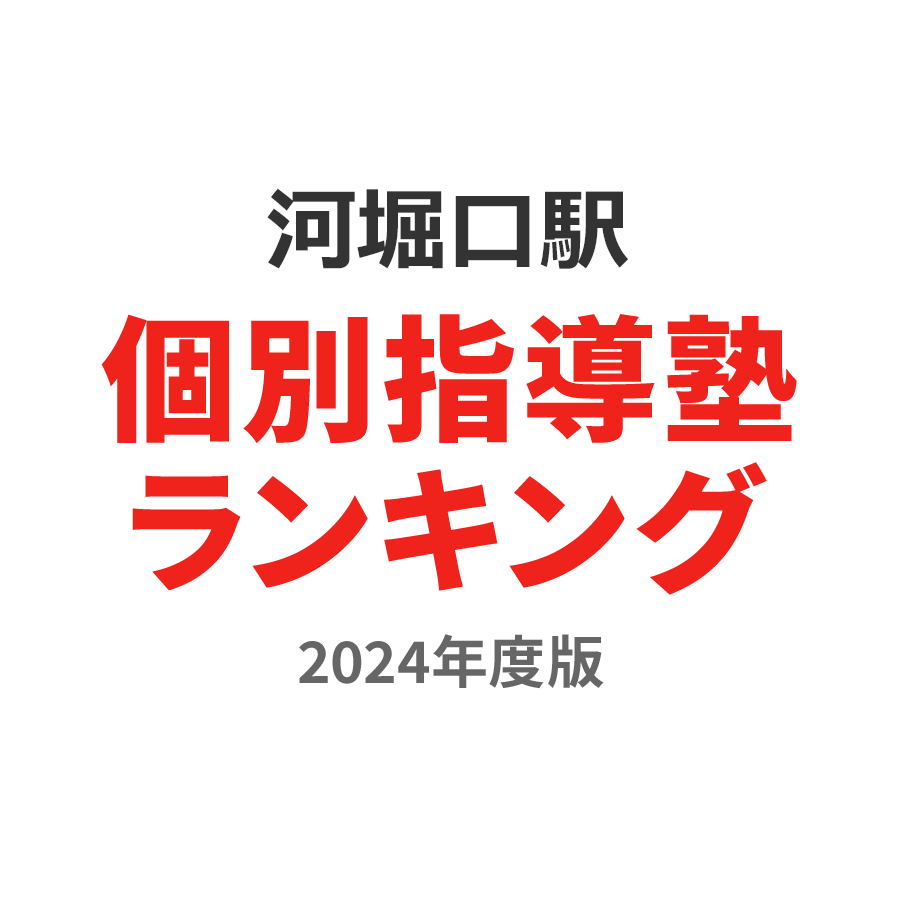 河堀口駅個別指導塾ランキング高3部門2024年度版