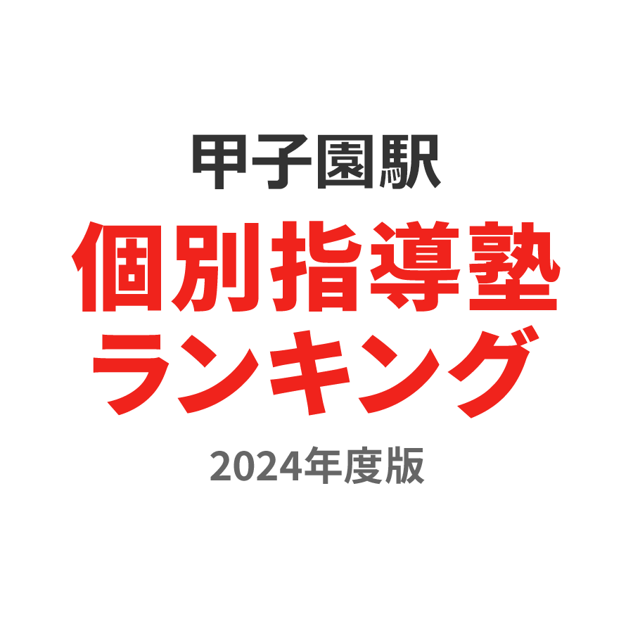 甲子園駅個別指導塾ランキング中3部門2024年度版