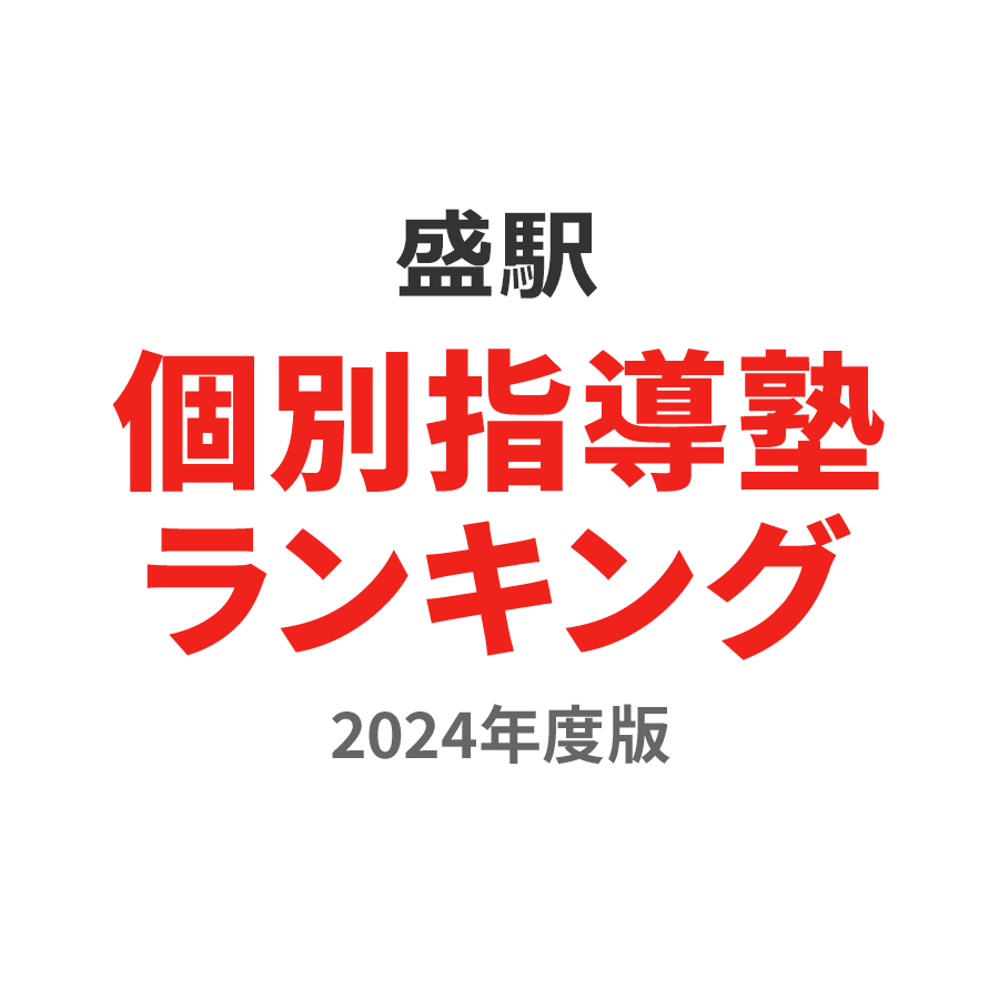 盛駅個別指導塾ランキング中3部門2024年度版