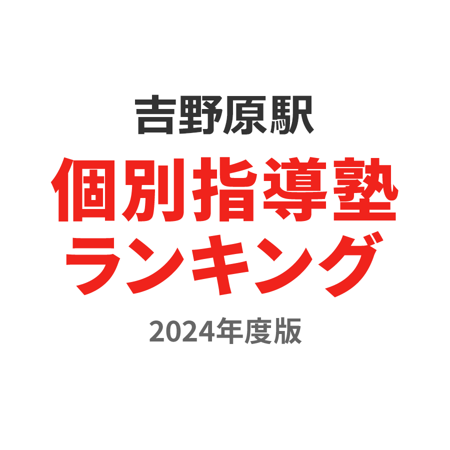吉野原駅個別指導塾ランキング2024年度版