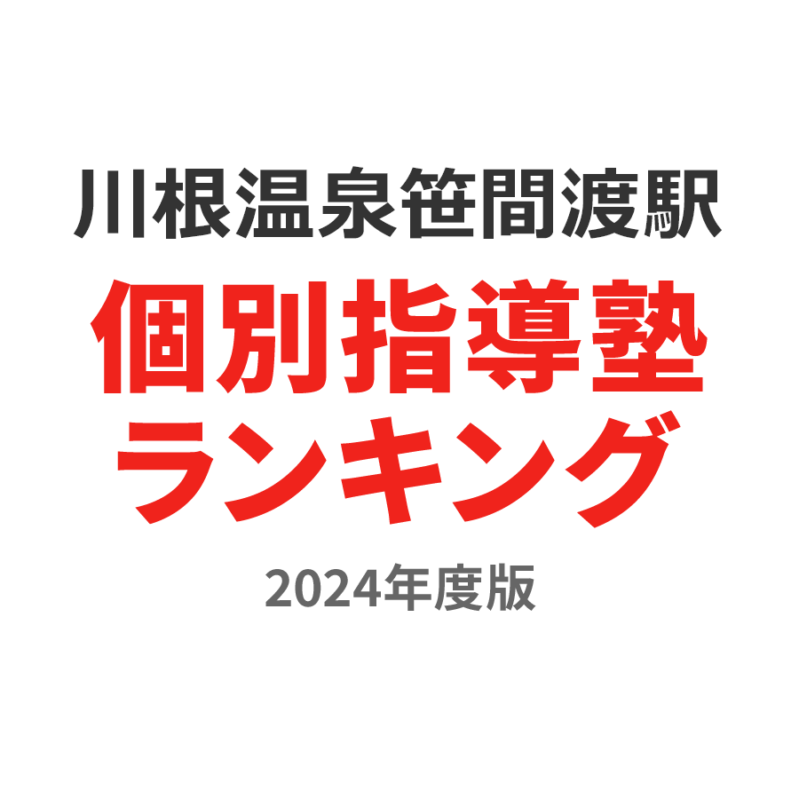 川根温泉笹間渡駅個別指導塾ランキング2024年度版