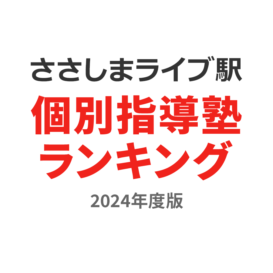 ささしまライブ駅個別指導塾ランキング高2部門2024年度版