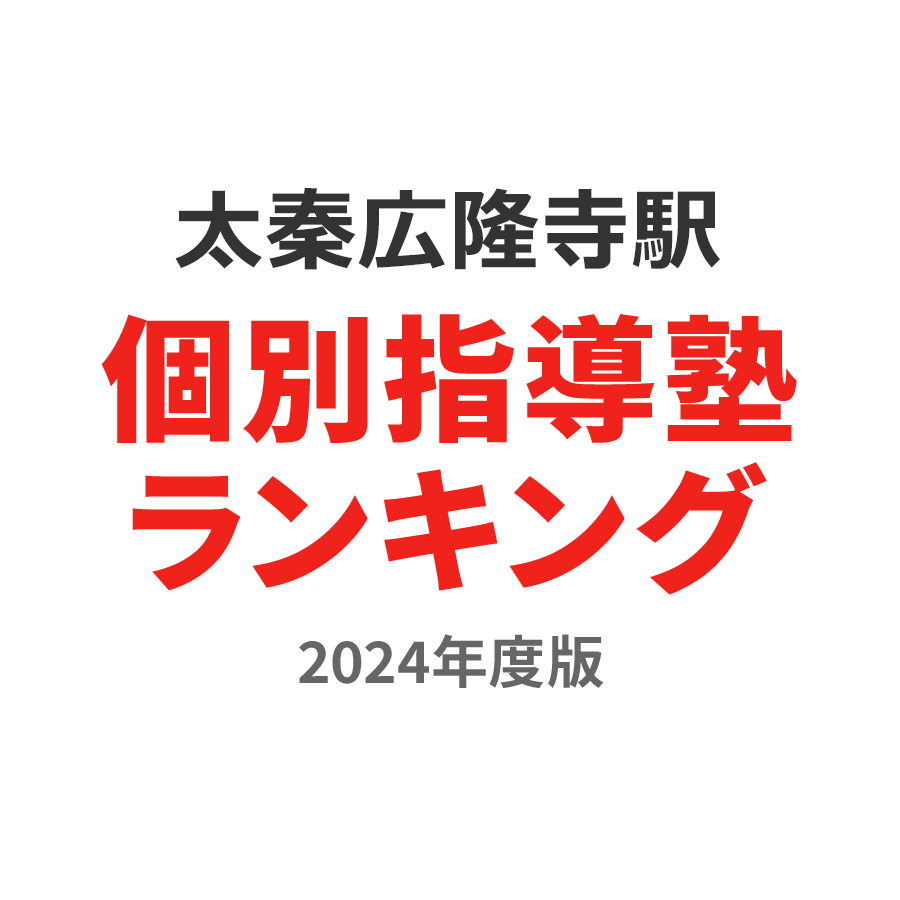 太秦広隆寺駅個別指導塾ランキング小学生部門2024年度版