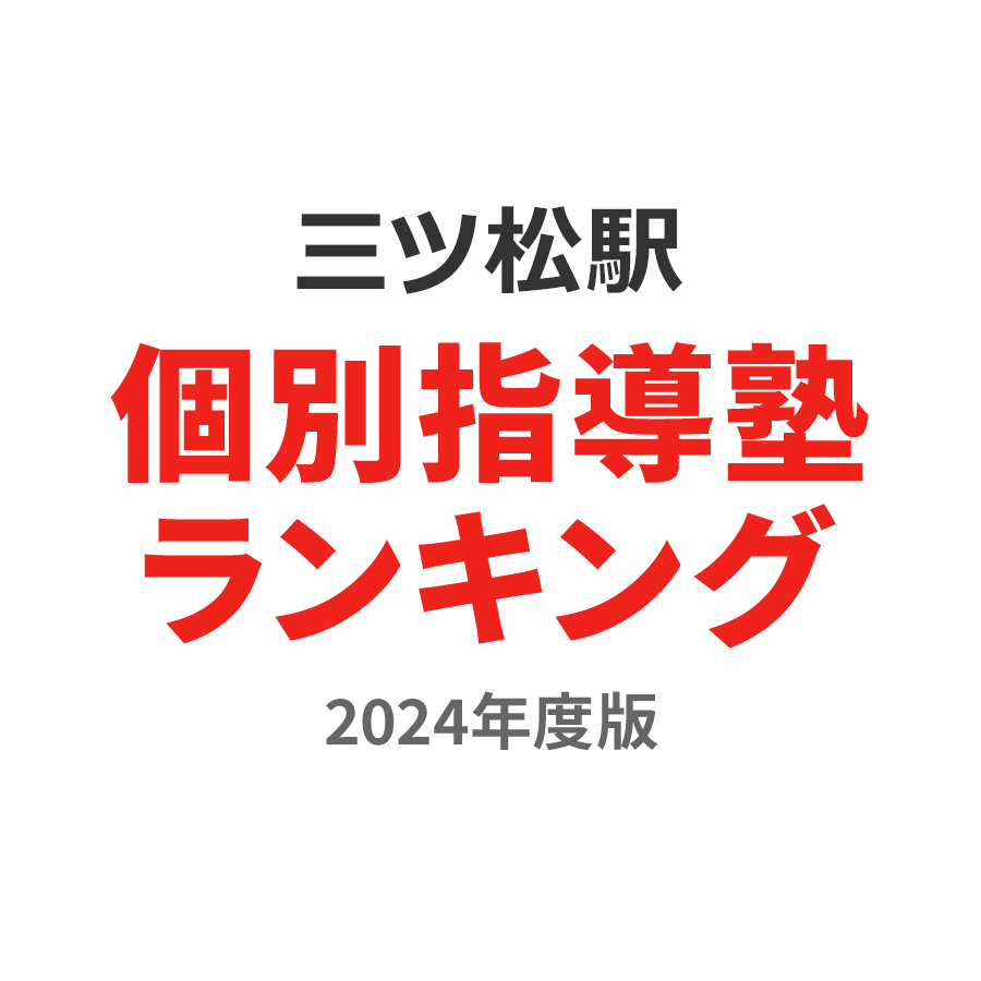 三ツ松駅個別指導塾ランキング中1部門2024年度版