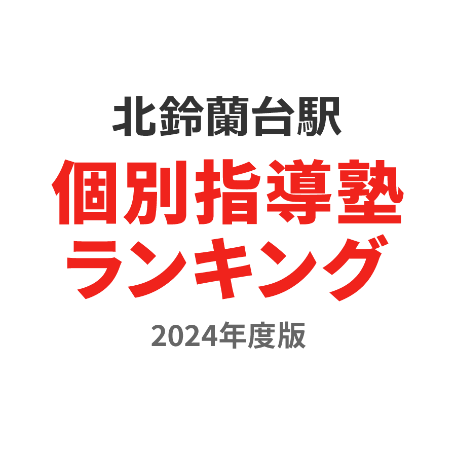 北鈴蘭台駅個別指導塾ランキング小4部門2024年度版