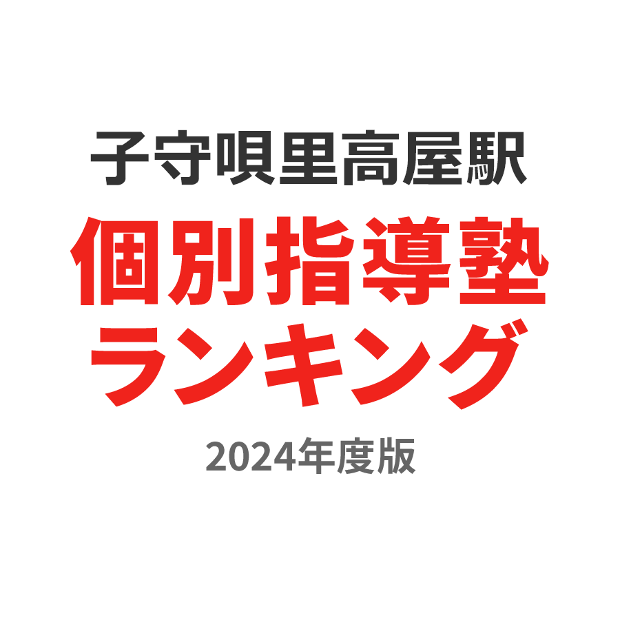 子守唄の里高屋駅個別指導塾ランキング2024年度版