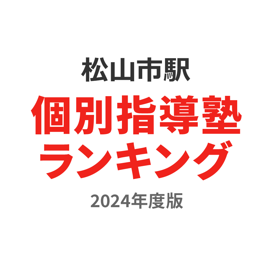 松山市駅個別指導塾ランキング浪人生部門2024年度版