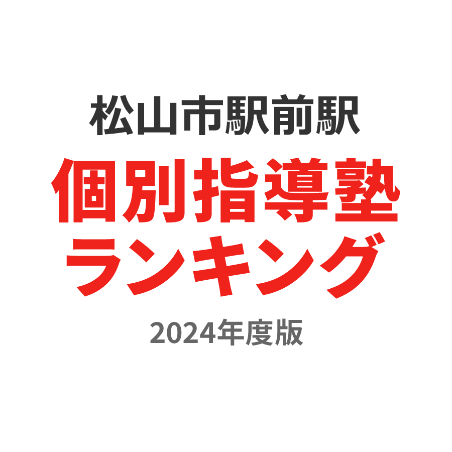 松山市駅前駅個別指導塾ランキング中3部門2024年度版