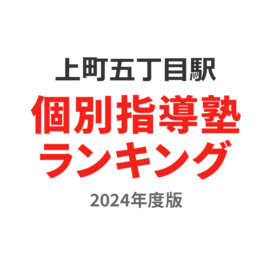 上町五丁目駅個別指導塾ランキング高2部門2024年度版