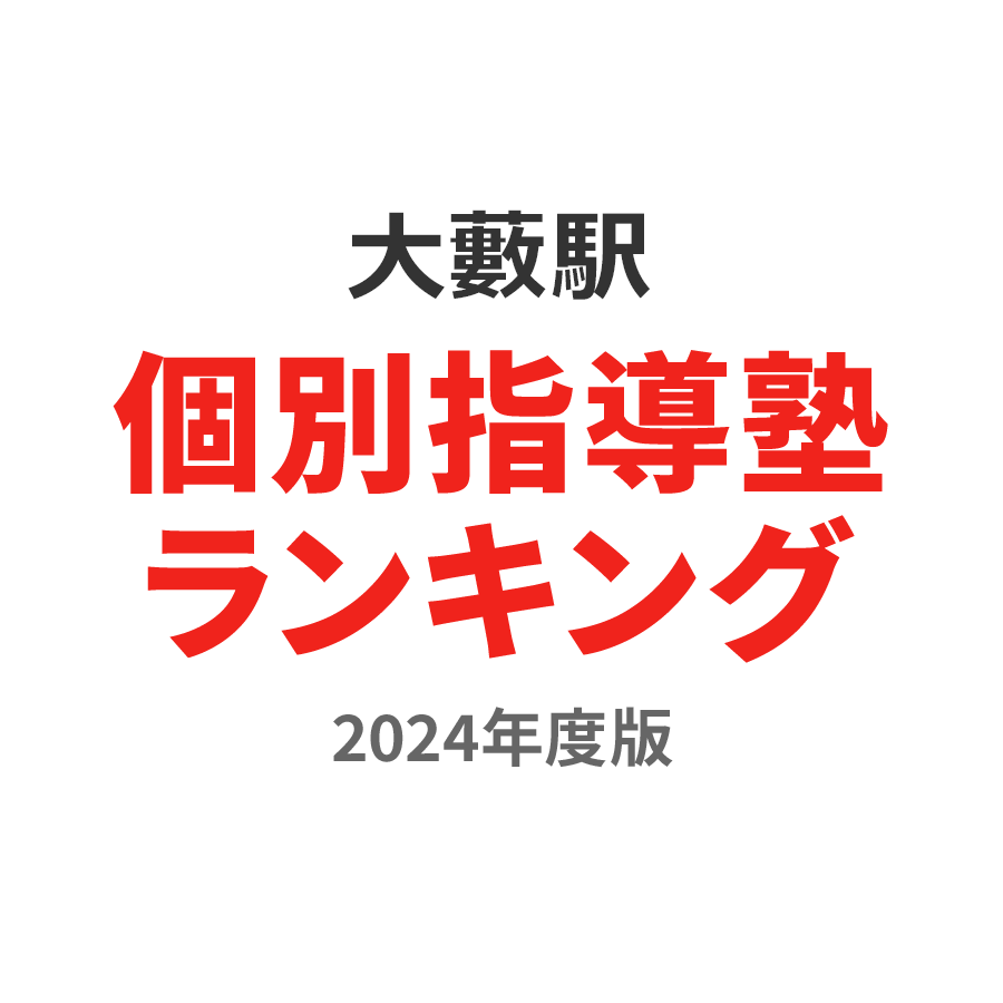 大藪駅個別指導塾ランキング小学生部門2024年度版