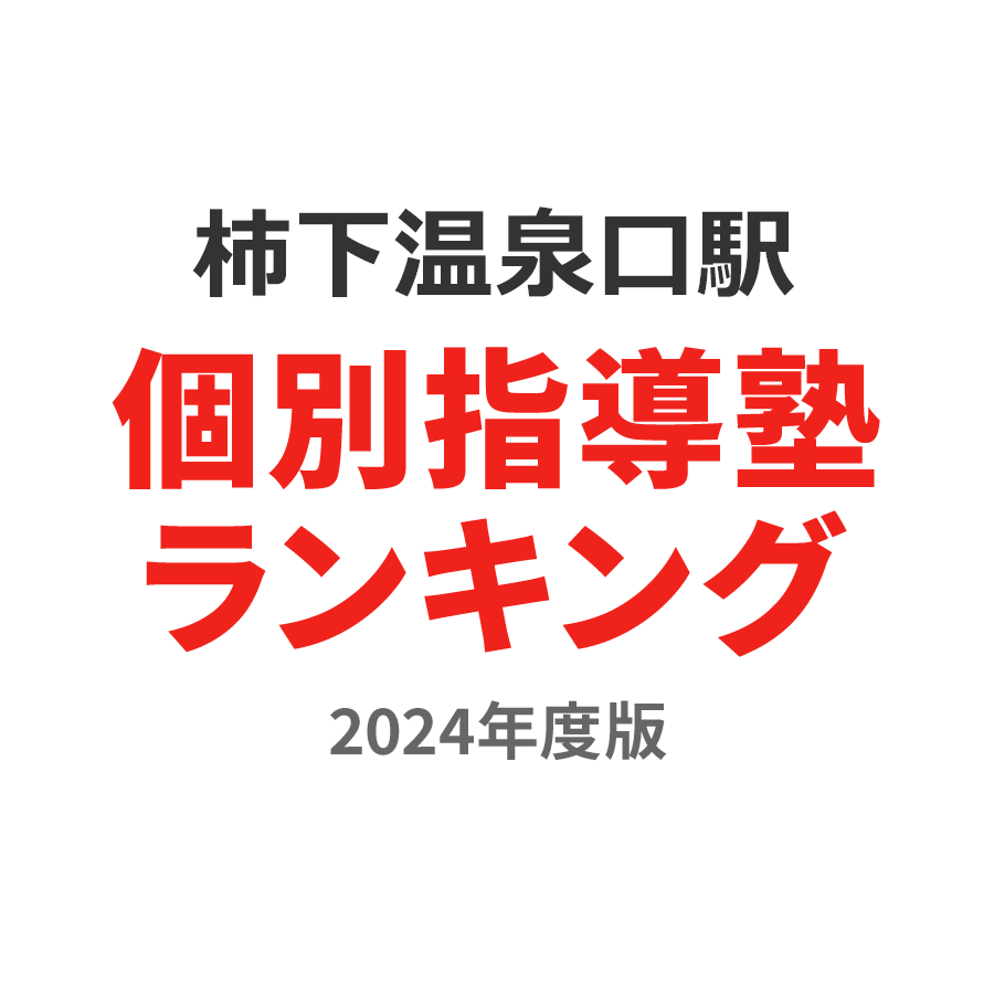 柿下温泉口駅個別指導塾ランキング高1部門2024年度版