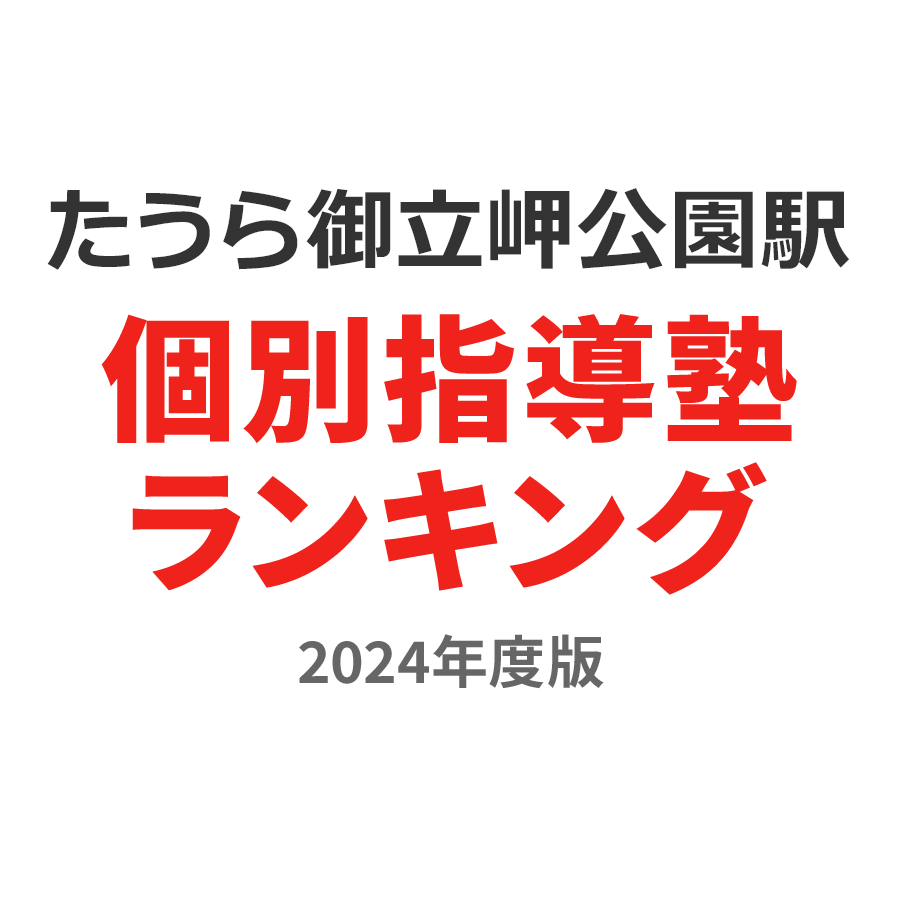 たのうら御立岬公園駅個別指導塾ランキング中学生部門2024年度版