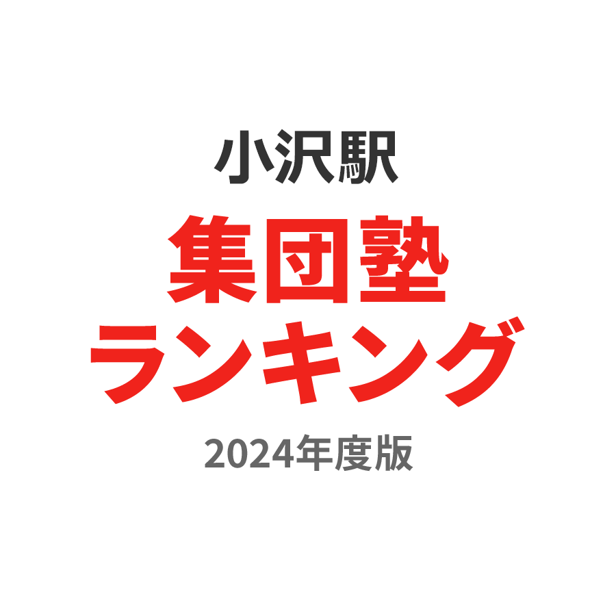 小沢駅集団塾ランキング浪人生部門2024年度版