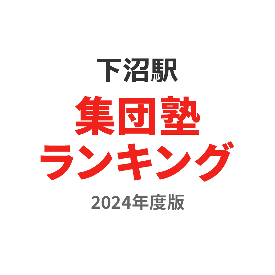 下沼駅集団塾ランキング高3部門2024年度版