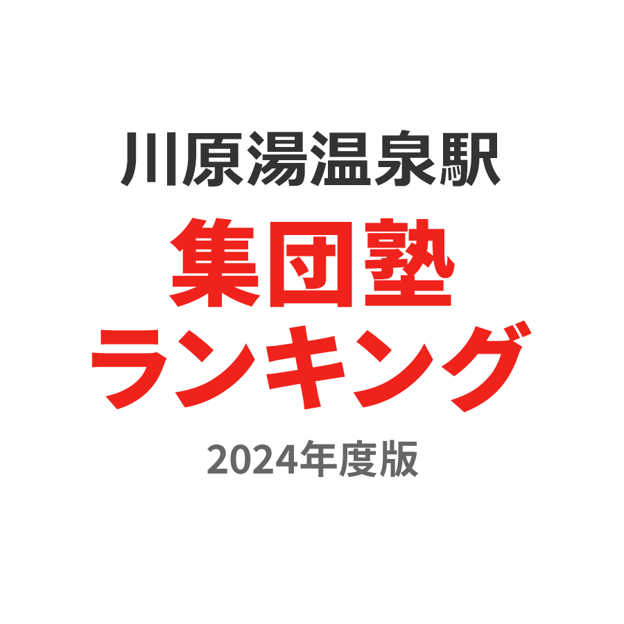 川原湯温泉駅集団塾ランキング中3部門2024年度版