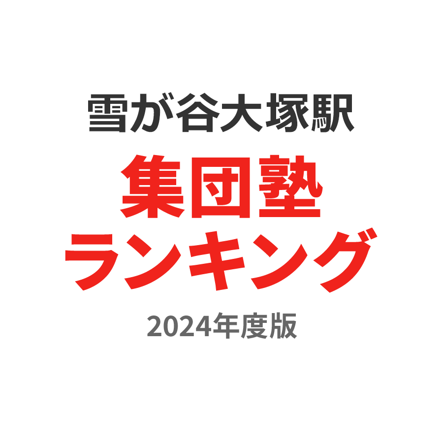 雪が谷大塚駅集団塾ランキング高1部門2024年度版