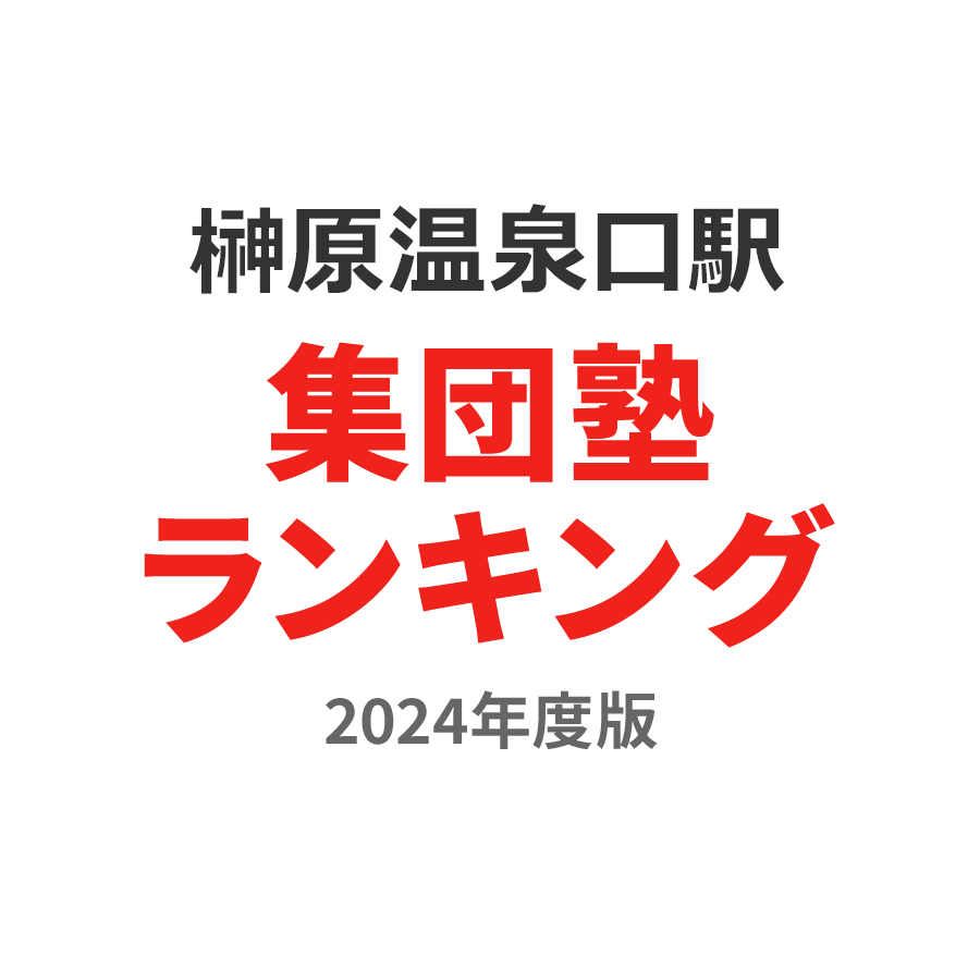 榊原温泉口駅集団塾ランキング2024年度版