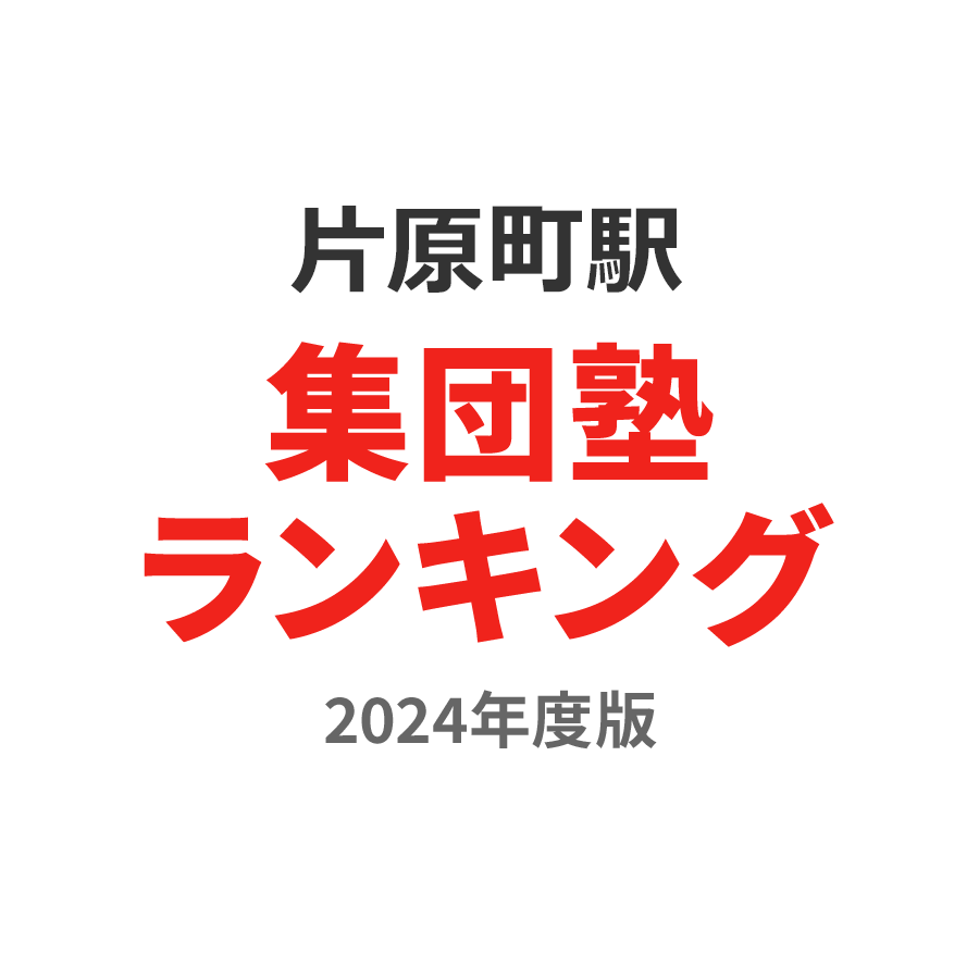 片原町駅集団塾ランキング浪人生部門2024年度版