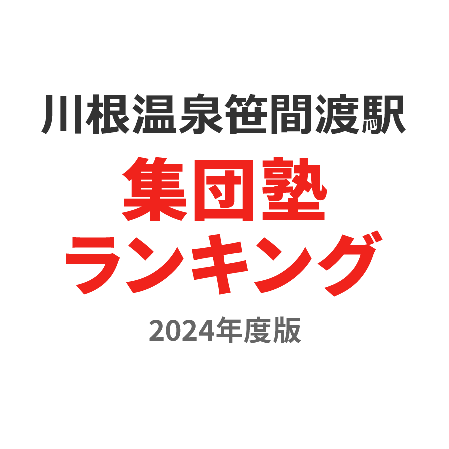 川根温泉笹間渡駅集団塾ランキング高3部門2024年度版