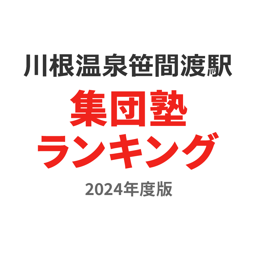 川根温泉笹間渡駅集団塾ランキング中2部門2024年度版