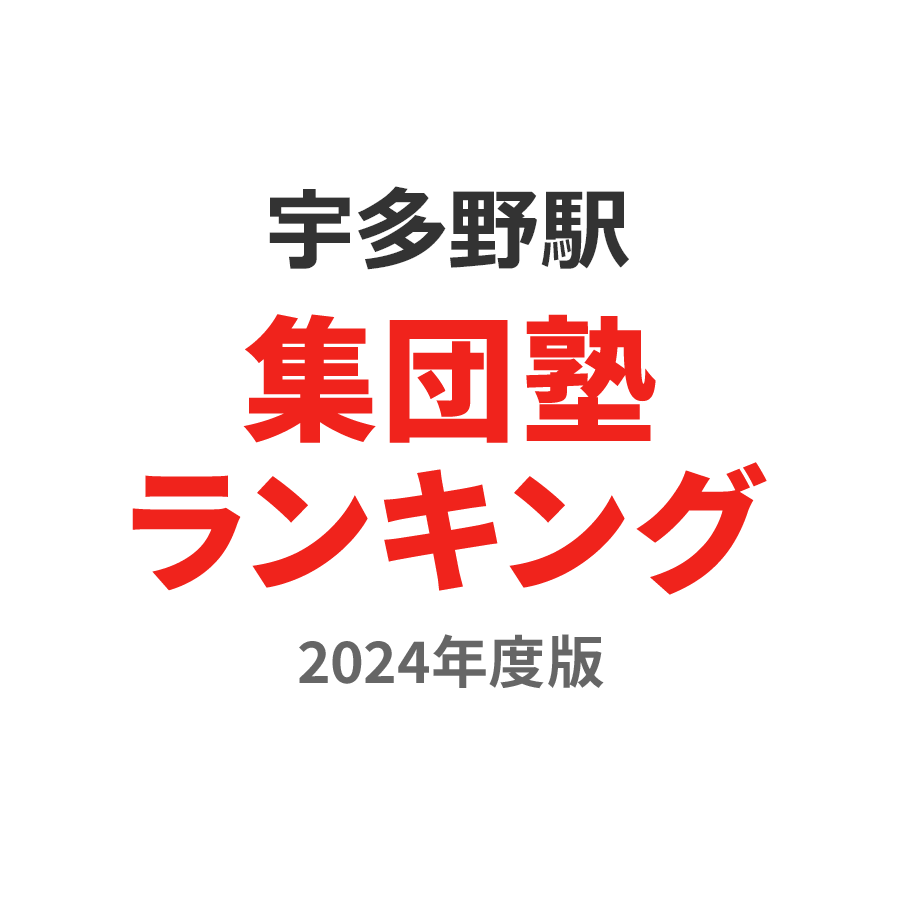 宇多野駅集団塾ランキング浪人生部門2024年度版