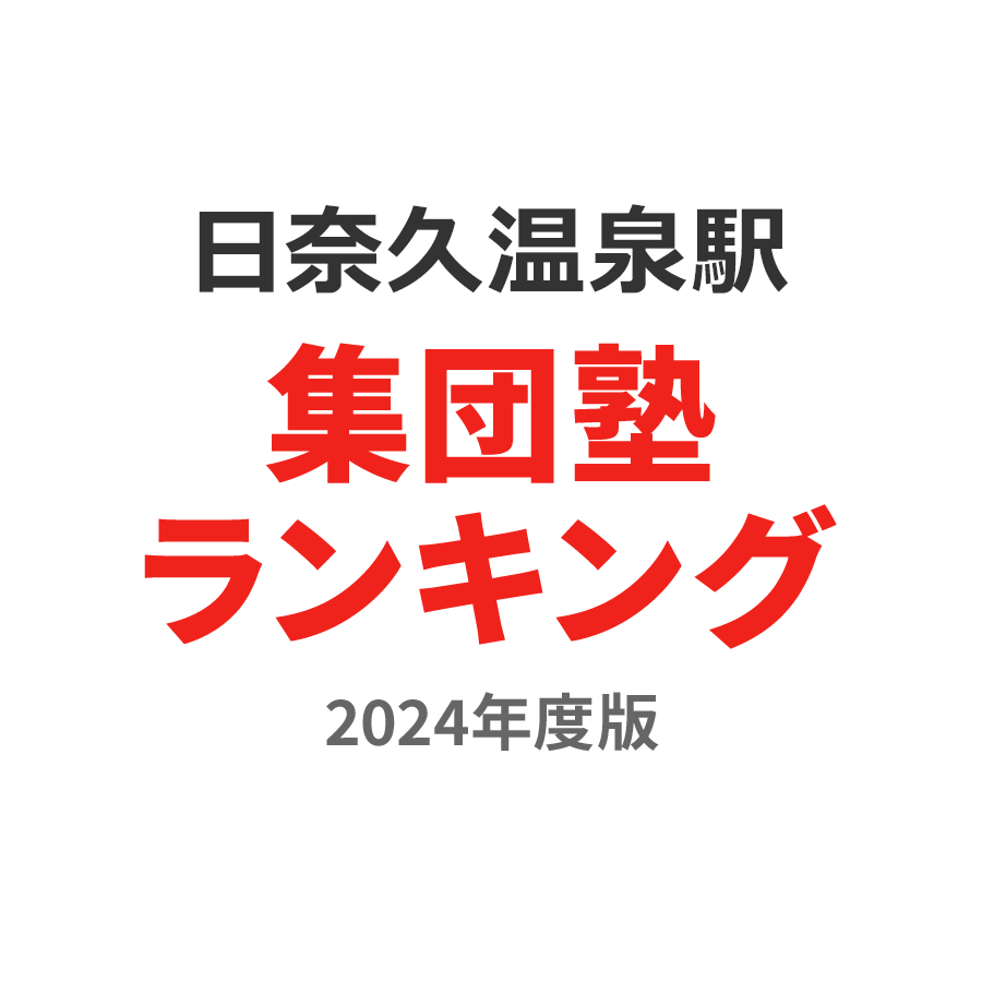 日奈久温泉駅集団塾ランキング浪人生部門2024年度版