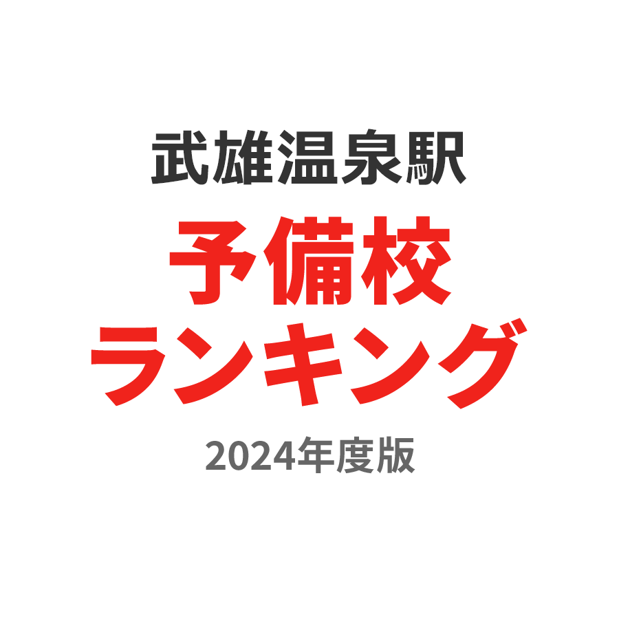武雄温泉駅予備校ランキング2024年度版
