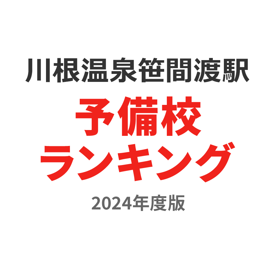 川根温泉笹間渡駅予備校ランキング2024年度版