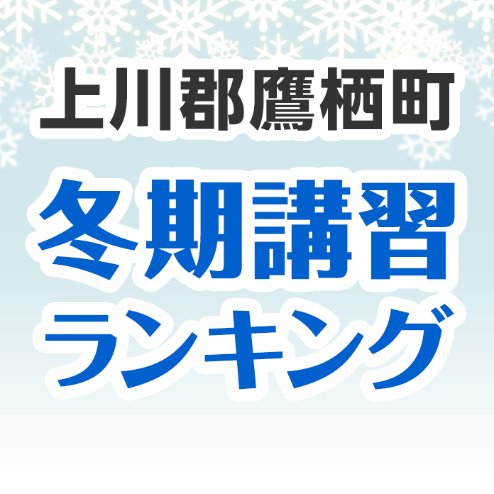 上川郡鷹栖町の冬期講習ランキング