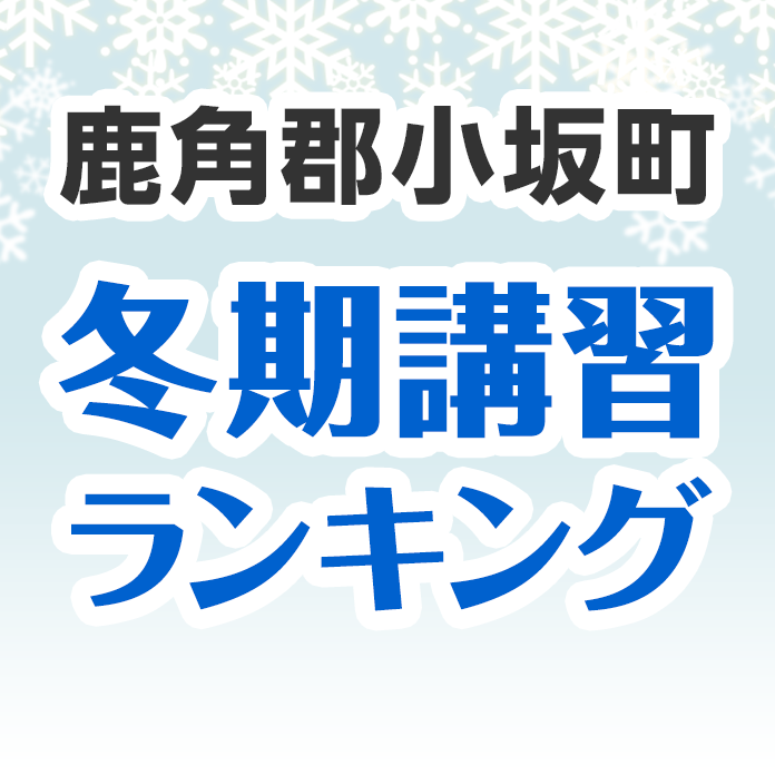 鹿角郡小坂町の冬期講習ランキング