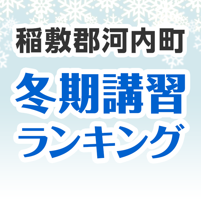 稲敷郡河内町の冬期講習ランキング