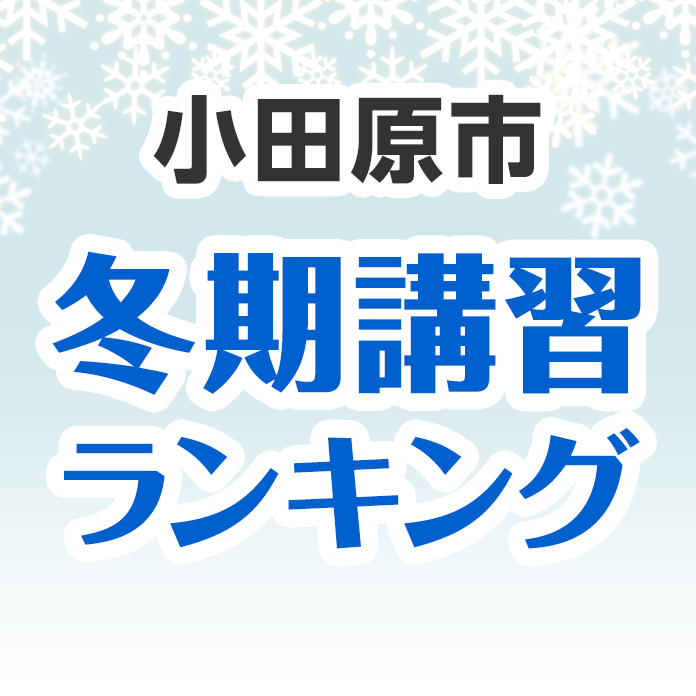 小田原市 冬期講習 ランキング 料金 合格実績年最新版 塾ナビ