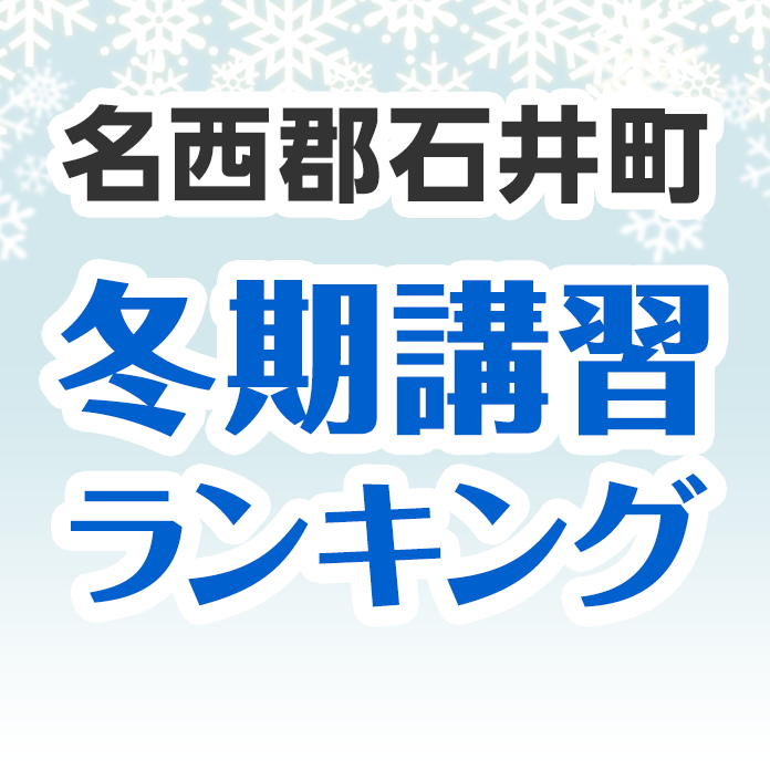 名西郡石井町の冬期講習ランキング