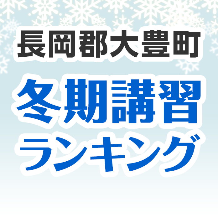 長岡郡大豊町の冬期講習ランキング