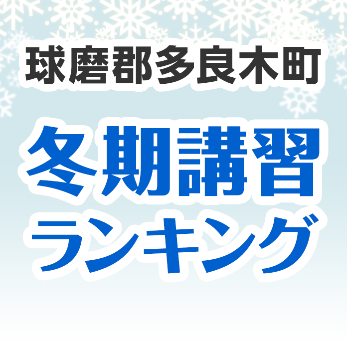 球磨郡多良木町の冬期講習ランキング