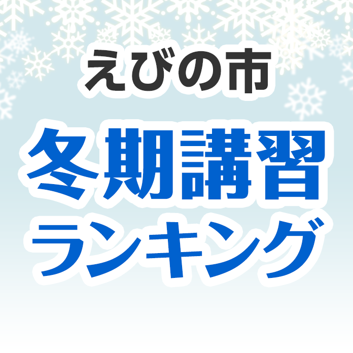 えびの市の冬期講習ランキング